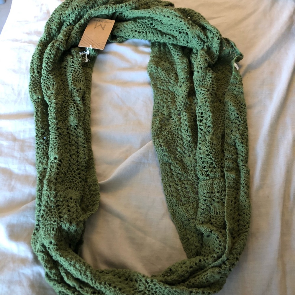 Olive green scarf